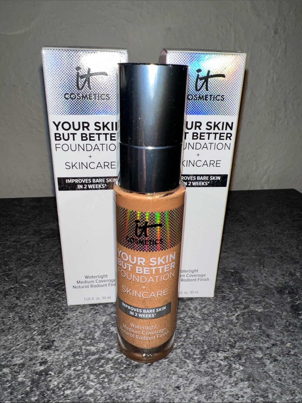 it Cosmetics your skin but better foundation medium coverage tan warm 44 lot